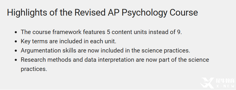 AP心理學(xué)考綱&題型新變化！大考在即，如何備考沖刺5分？